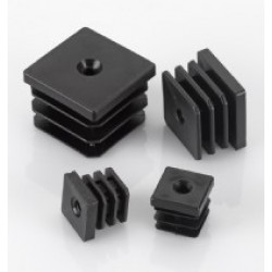 M8 Insert 30x30mm (rib) (black)